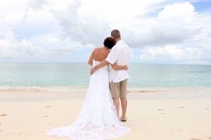 Bahamas beach wedding